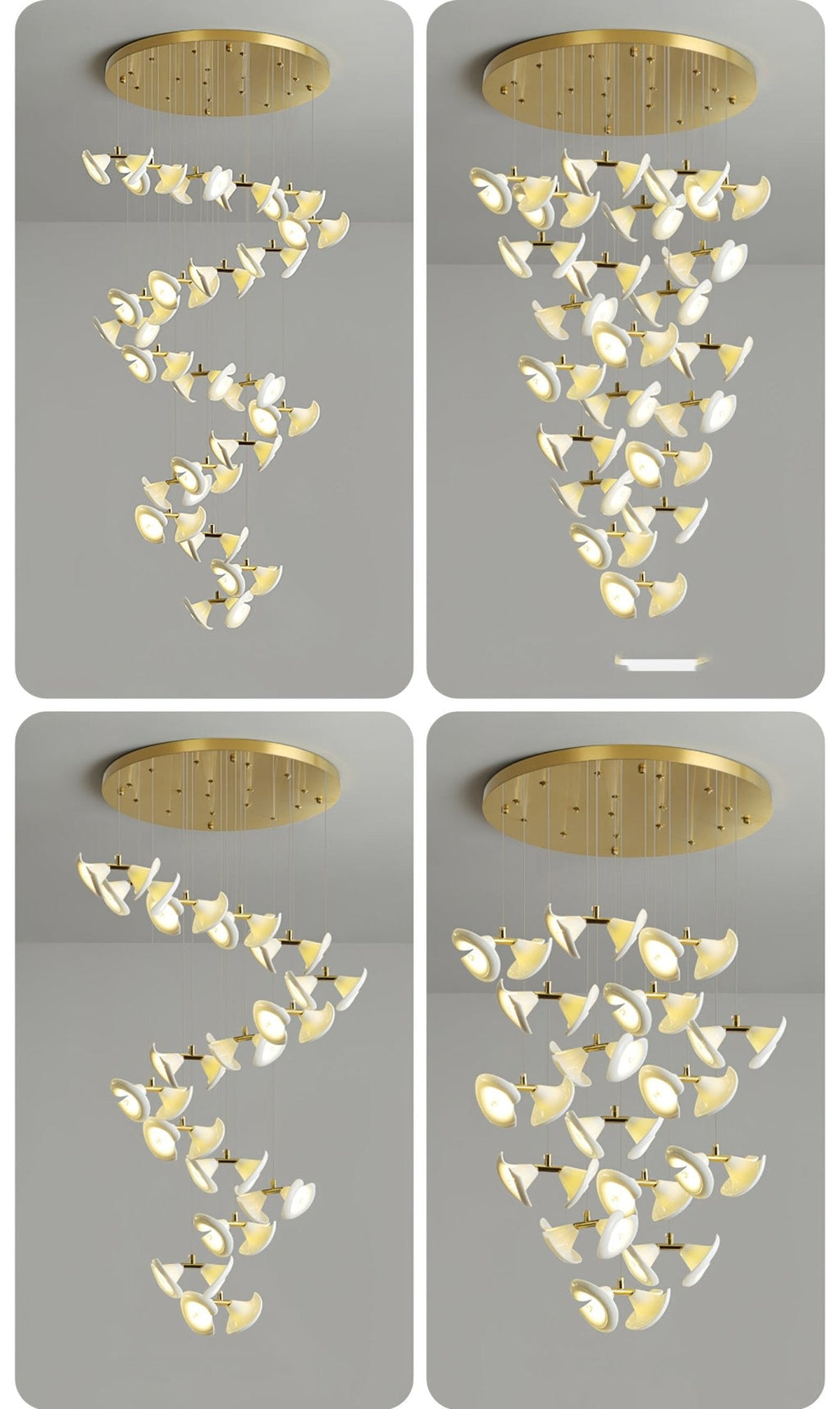Ernoreth Chandelier en Céramique de Luxe - Neutralighting