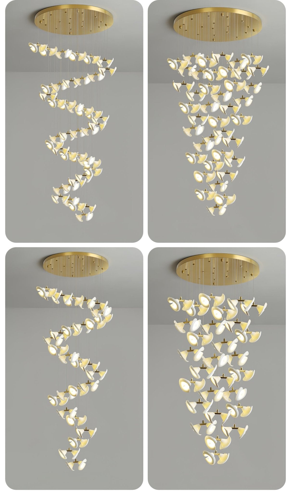 Ernoreth Chandelier en Céramique de Luxe - Neutralighting