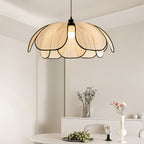 Elthaus Lampe Pendante Feuille Fiber Fleur - Neutralighting
