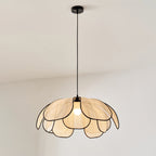 Elthaus Lampe Pendante Feuille Fiber Fleur - Neutralighting