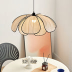 Elthaus Lampe Pendante Feuille Fiber Fleur - Neutralighting