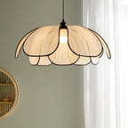 Elthaus Lampe Pendante Feuille Fiber Fleur - Neutralighting