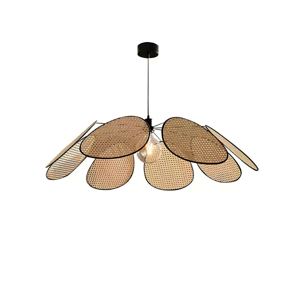 Orvara Lampe Pendante Pétale Rattan Fleur - Neutralighting