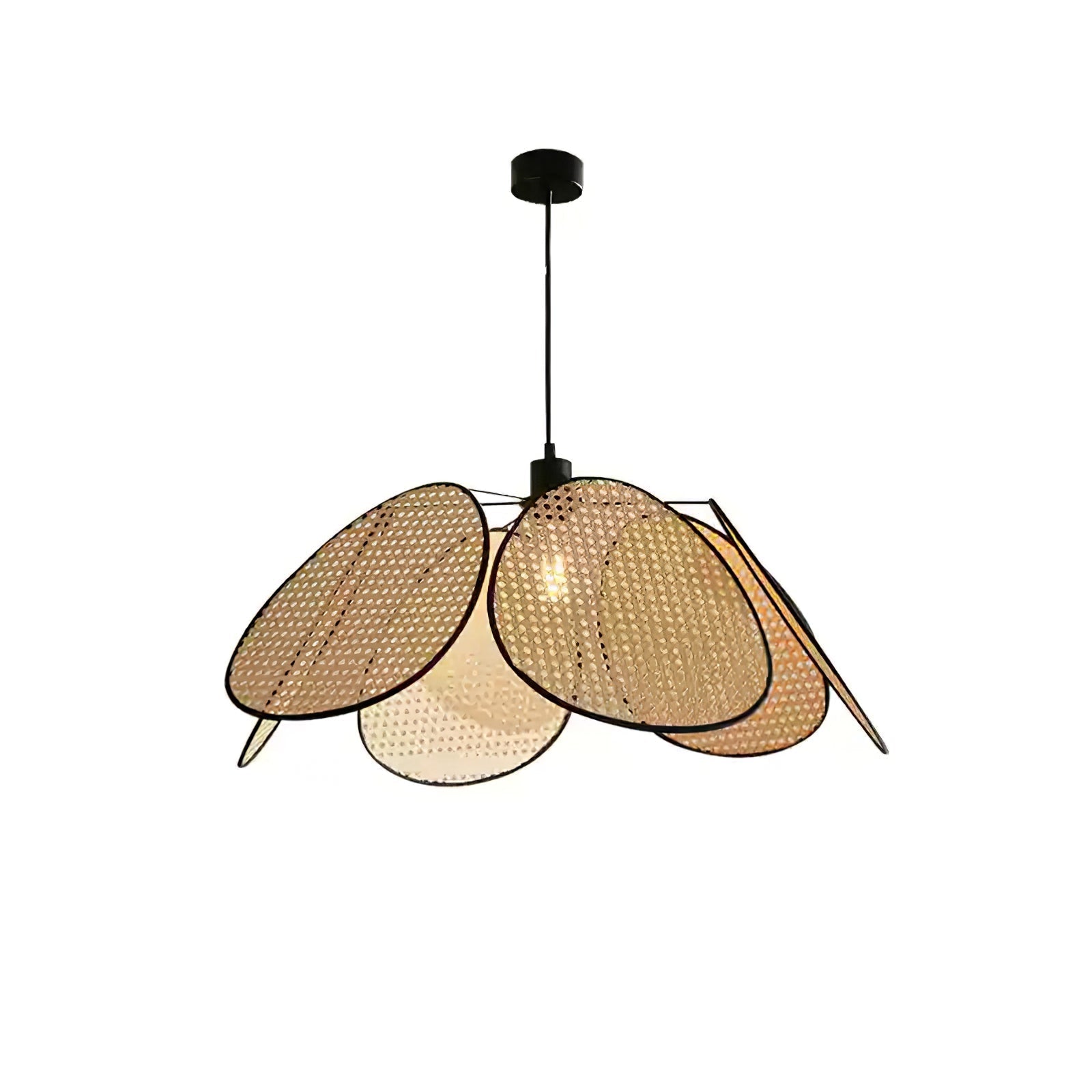 Orvara Lampe Pendante Pétale Rattan Fleur - Neutralighting