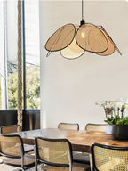 Orvara Lampe Pendante Pétale Rattan Fleur - Neutralighting