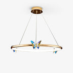 Lustra Chandelier Anneau en Cristal Papillon Élégant - Neutralighting