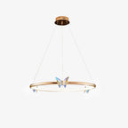 Lustra Chandelier Anneau en Cristal Papillon Élégant - Neutralighting