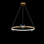 Lustra Chandelier Anneau en Cristal Papillon Élégant - Neutralighting
