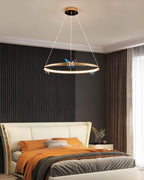 Lustra Chandelier Anneau en Cristal Papillon Élégant - Neutralighting