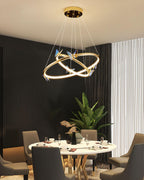 Lustra Chandelier Anneau en Cristal Papillon Élégant - Neutralighting