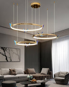 Lustra Chandelier Anneau en Cristal Papillon Élégant - Neutralighting