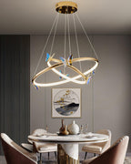 Lustra Chandelier Anneau en Cristal Papillon Élégant - Neutralighting