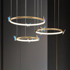 Lustra Chandelier Anneau en Cristal Papillon Élégant - Neutralighting