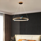 Lustra Chandelier Anneau en Cristal Papillon Élégant - Neutralighting