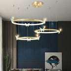 Lustra Chandelier Anneau en Cristal Papillon Élégant - Neutralighting