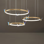 Lustra Chandelier Anneau en Cristal Papillon Élégant - Neutralighting