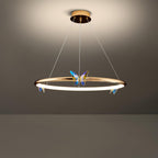 Lustra Chandelier Anneau en Cristal Papillon Élégant - Neutralighting
