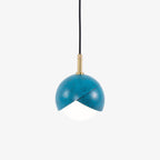 Solara Lampe Suspendue en Laiton Globe Opale Emboîté Moderne - Neutralighting