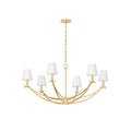 Ulfuvyd Moderne Minimaliste Tissu Métal Lustre - Neutralighting
