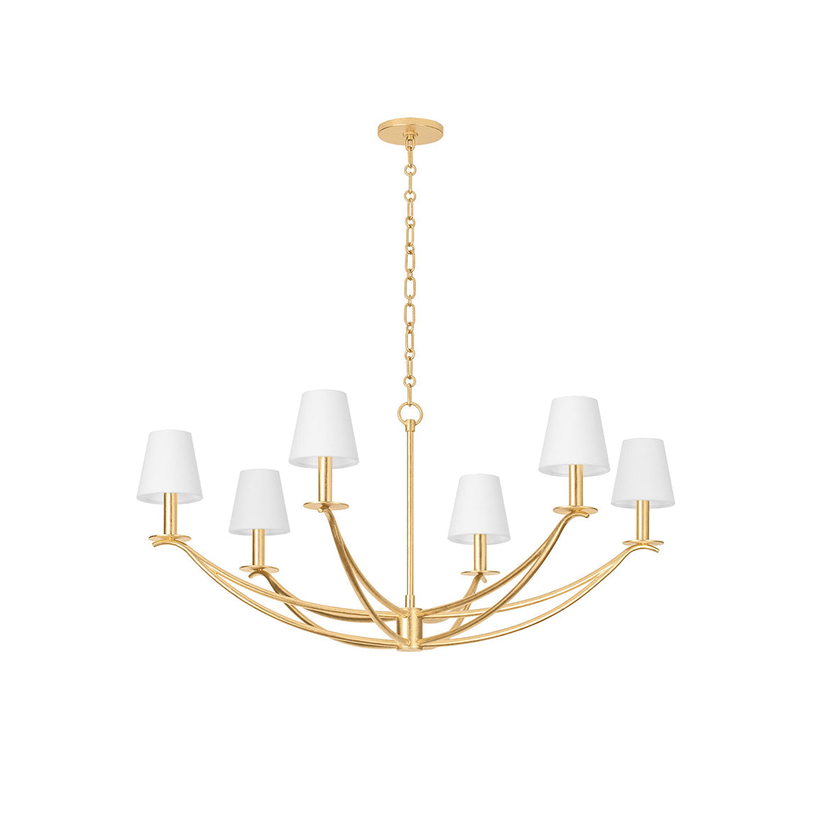 Ulfuvyd Moderne Minimaliste Tissu Métal Lustre - Neutralighting