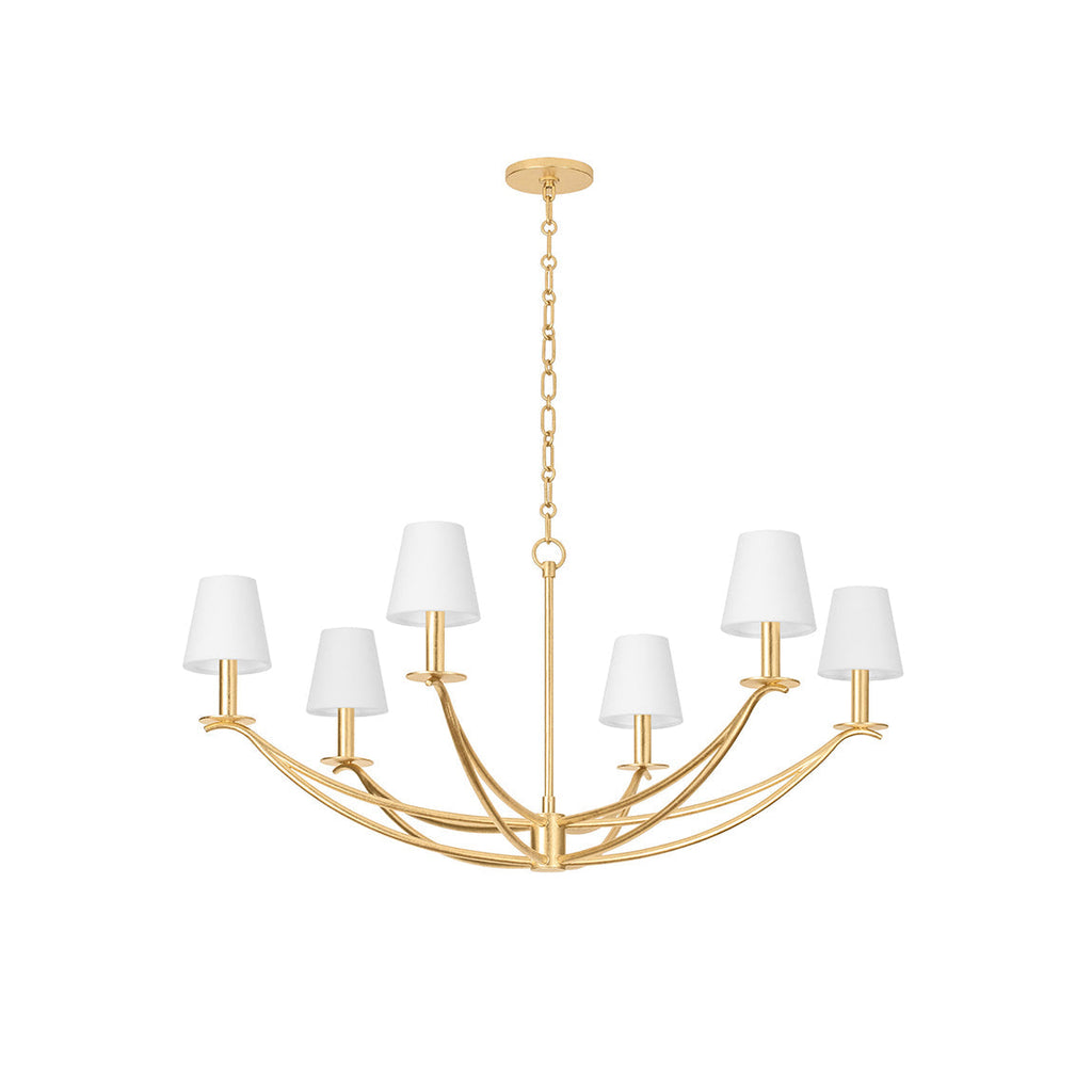 Ulfuvyd Moderne Minimaliste Tissu Métal Lustre - Neutralighting