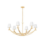 Ulfuvyd Moderne Minimaliste Tissu Métal Lustre - Neutralighting