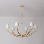 Ulfuvyd Moderne Minimaliste Tissu Métal Lustre - Neutralighting