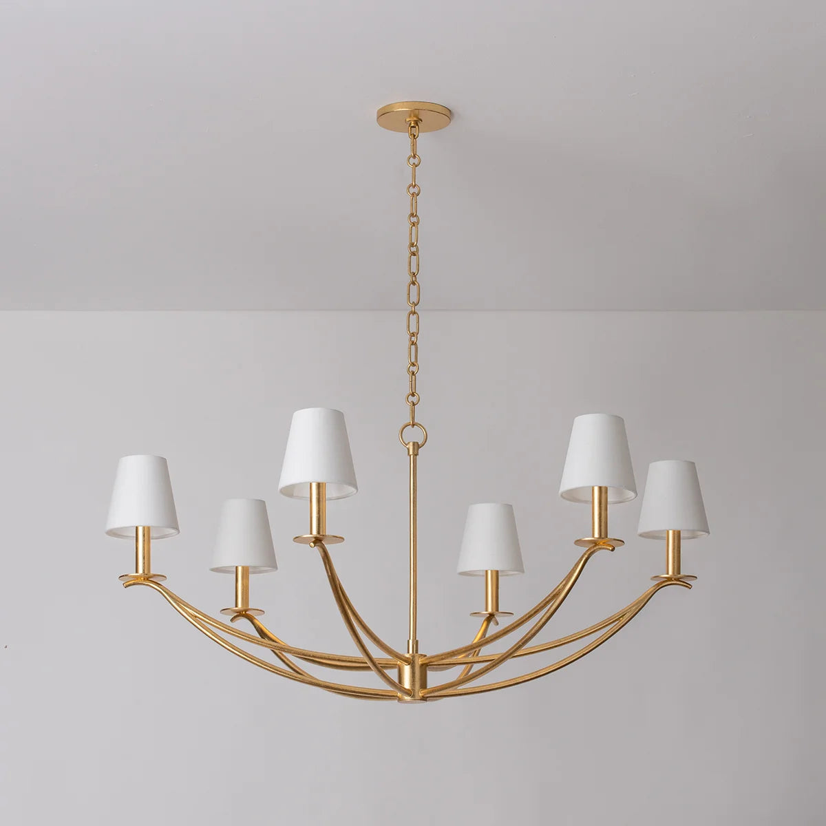 Ulfuvyd Moderne Minimaliste Tissu Métal Lustre - Neutralighting
