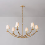 Ulfuvyd Moderne Minimaliste Tissu Métal Lustre - Neutralighting
