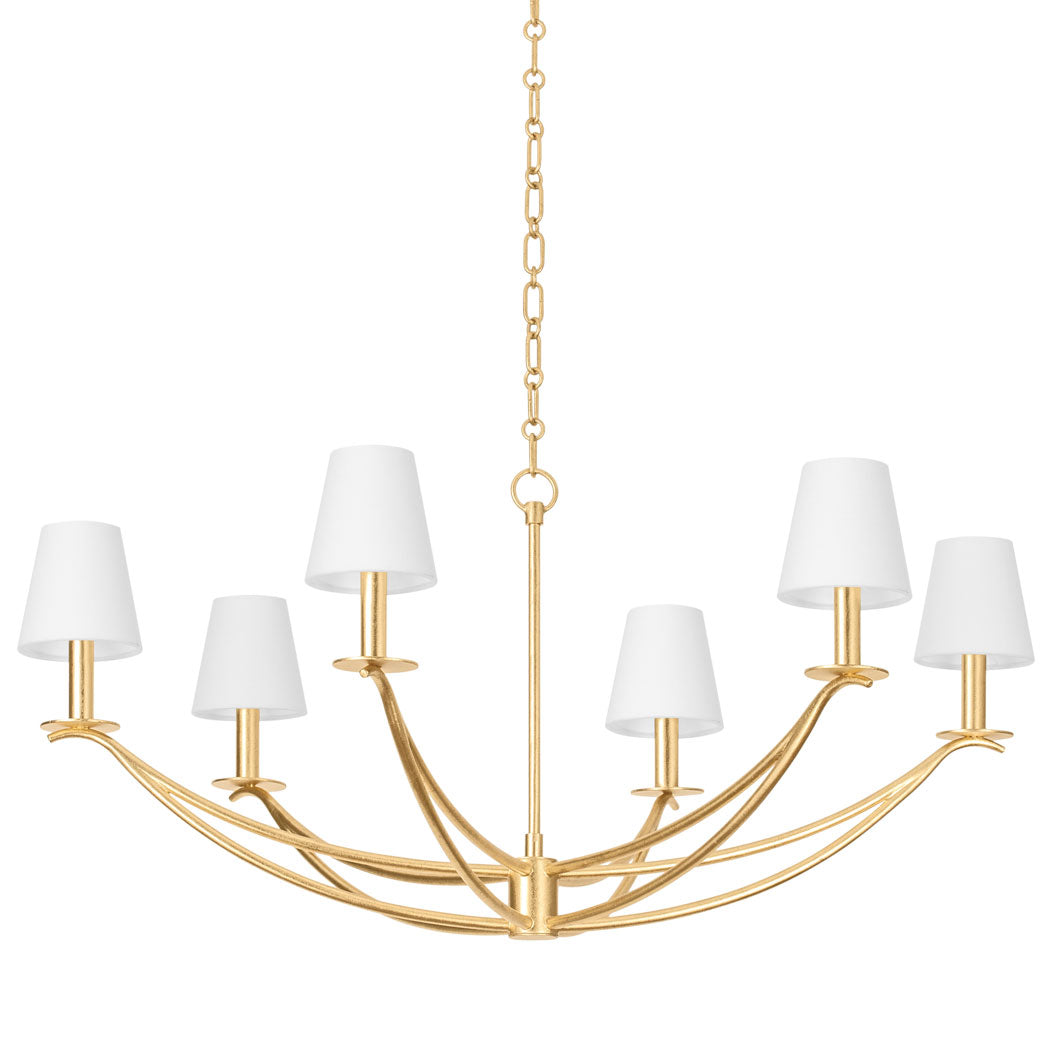 Ulfuvyd Moderne Minimaliste Tissu Métal Lustre - Neutralighting