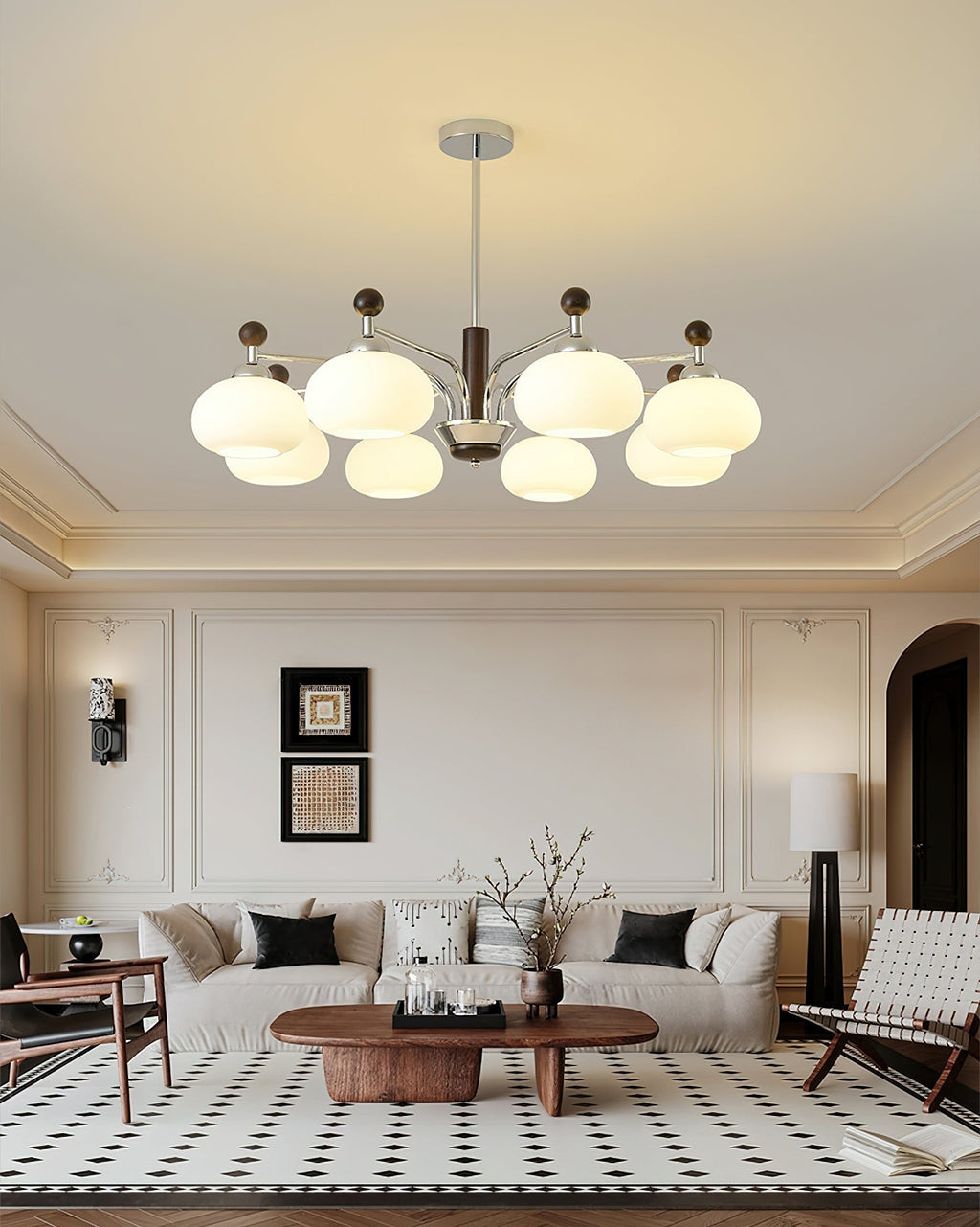 Aurora Lustre multi-bras moderne - Neutralighting