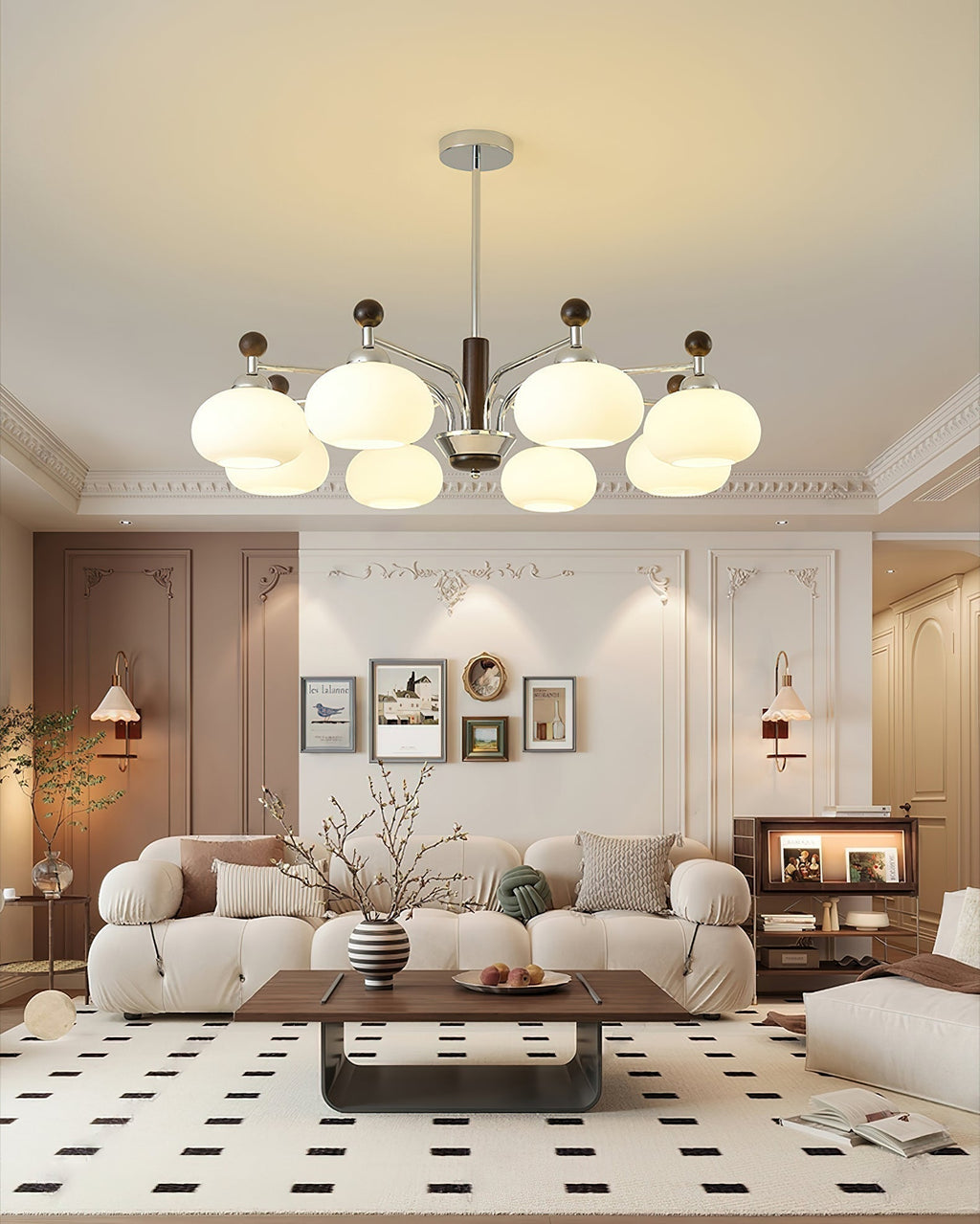 Aurora Lustre multi-bras moderne - Neutralighting