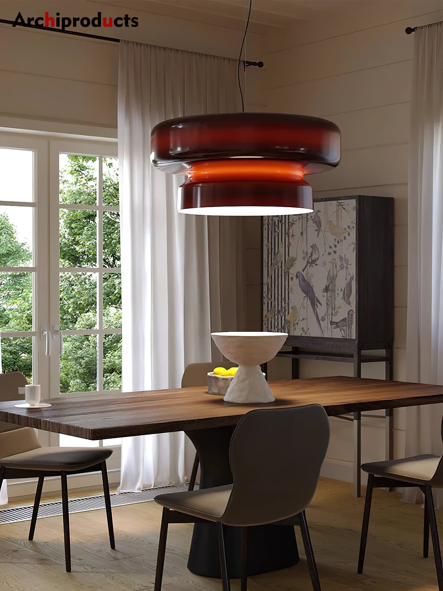 Zerithce Lampe Pendante Moderne Minimaliste en Verre - Neutralighting