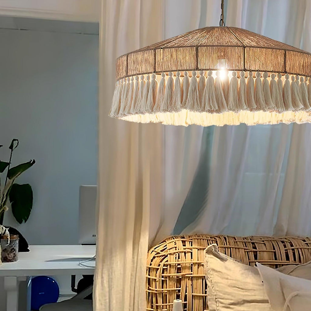 Vorenth Chanvre Corde Suspension Lumière - Neutralighting