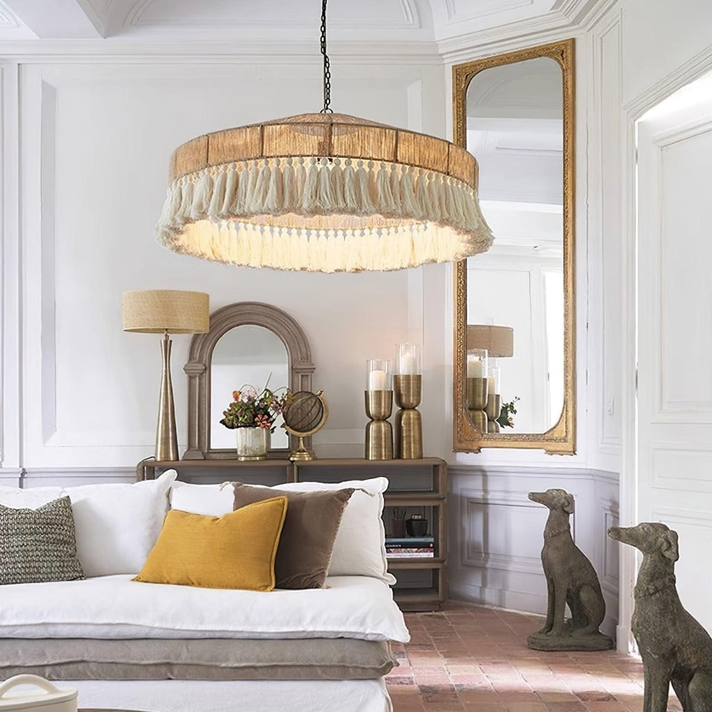 Vorenth Chanvre Corde Suspension Lumière - Neutralighting