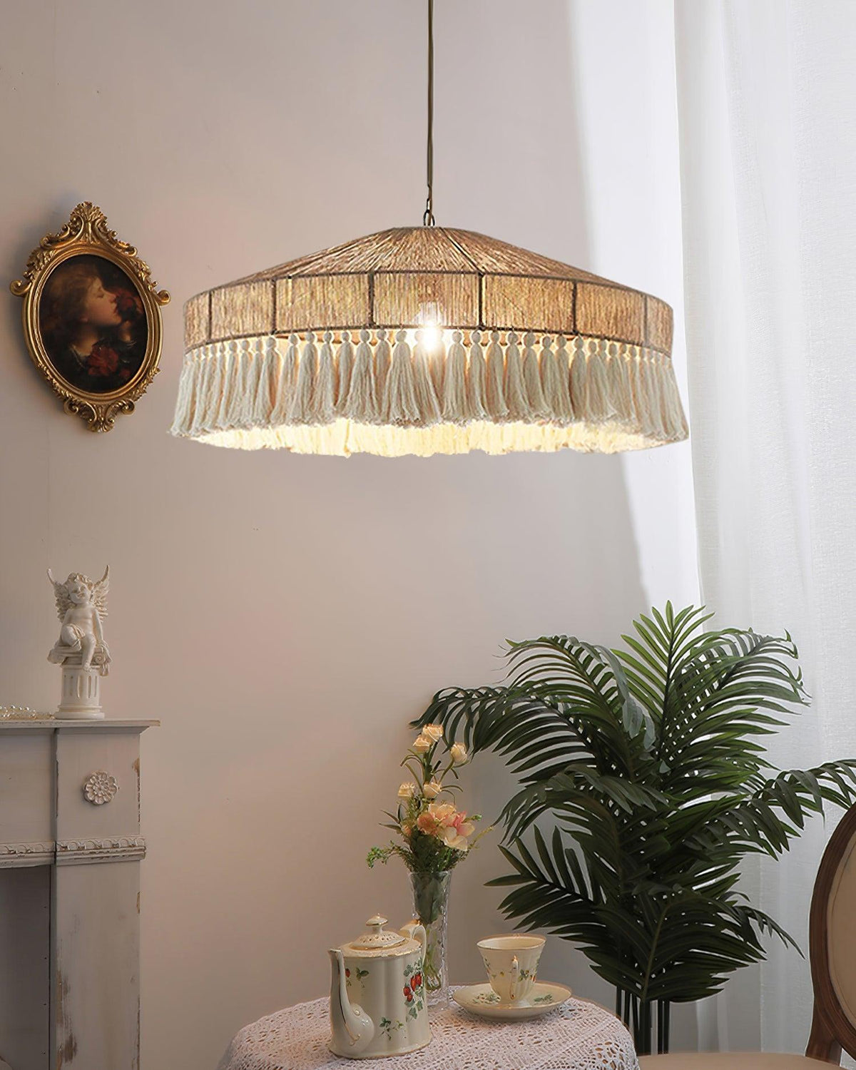 Vorenth Chanvre Corde Suspension Lumière - Neutralighting