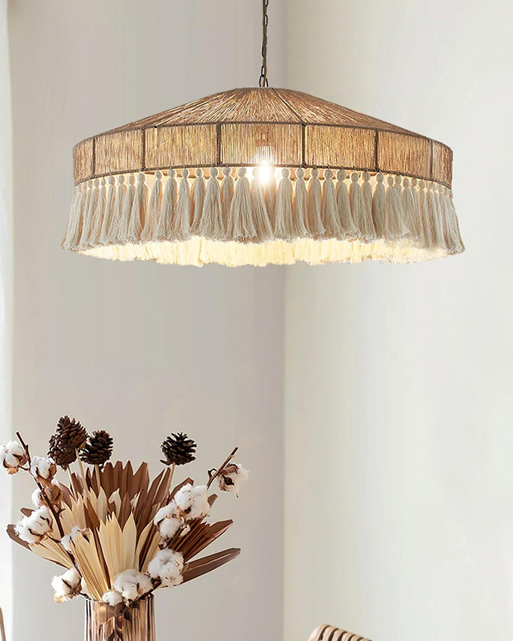 Vorenth Chanvre Corde Suspension Lumière - Neutralighting