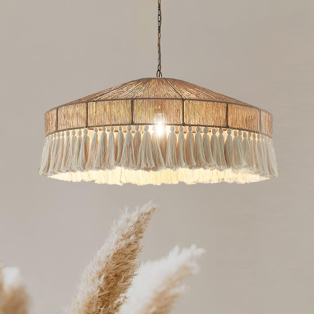 Vorenth Chanvre Corde Suspension Lumière - Neutralighting