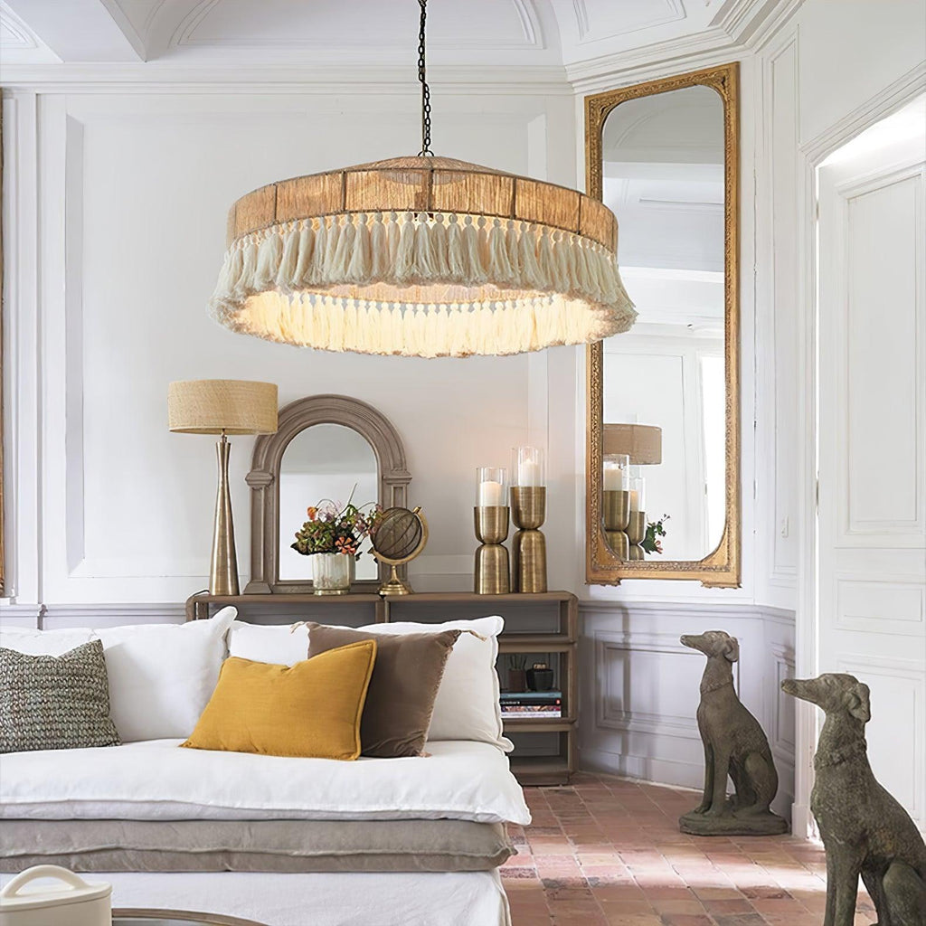 Vorenth Chanvre Corde Suspension Lumière - Neutralighting