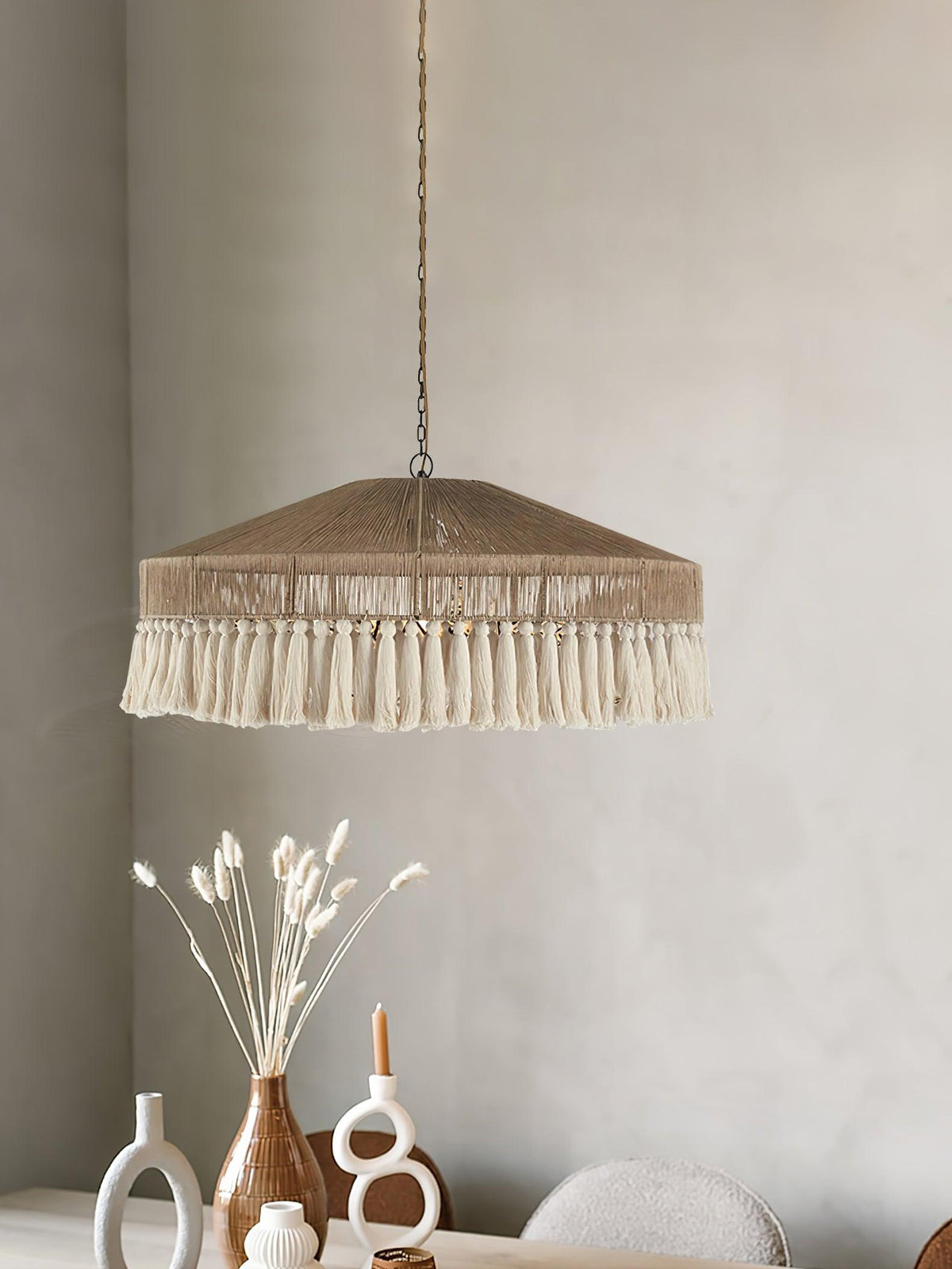 Vorenth Chanvre Corde Suspension Lumière - Neutralighting