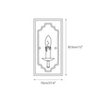 Vatnuvyd Rustique Cube Bois Métal Applique Murale - Neutralighting