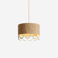 Boho Dona Suspension Naturel Frange Organique - Neutralighting