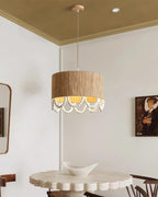 Boho Dona Suspension Naturel Frange Organique - Neutralighting