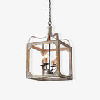 Lustra Chandelier Cube Rustique Cadre Vintage - Neutralighting
