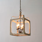 Lustra Chandelier Cube Rustique Cadre Vintage - Neutralighting