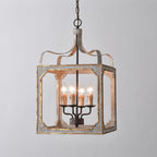 Lustra Chandelier Cube Rustique Cadre Vintage - Neutralighting