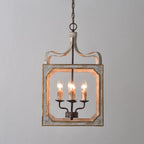 Lustra Chandelier Cube Rustique Cadre Vintage - Neutralighting