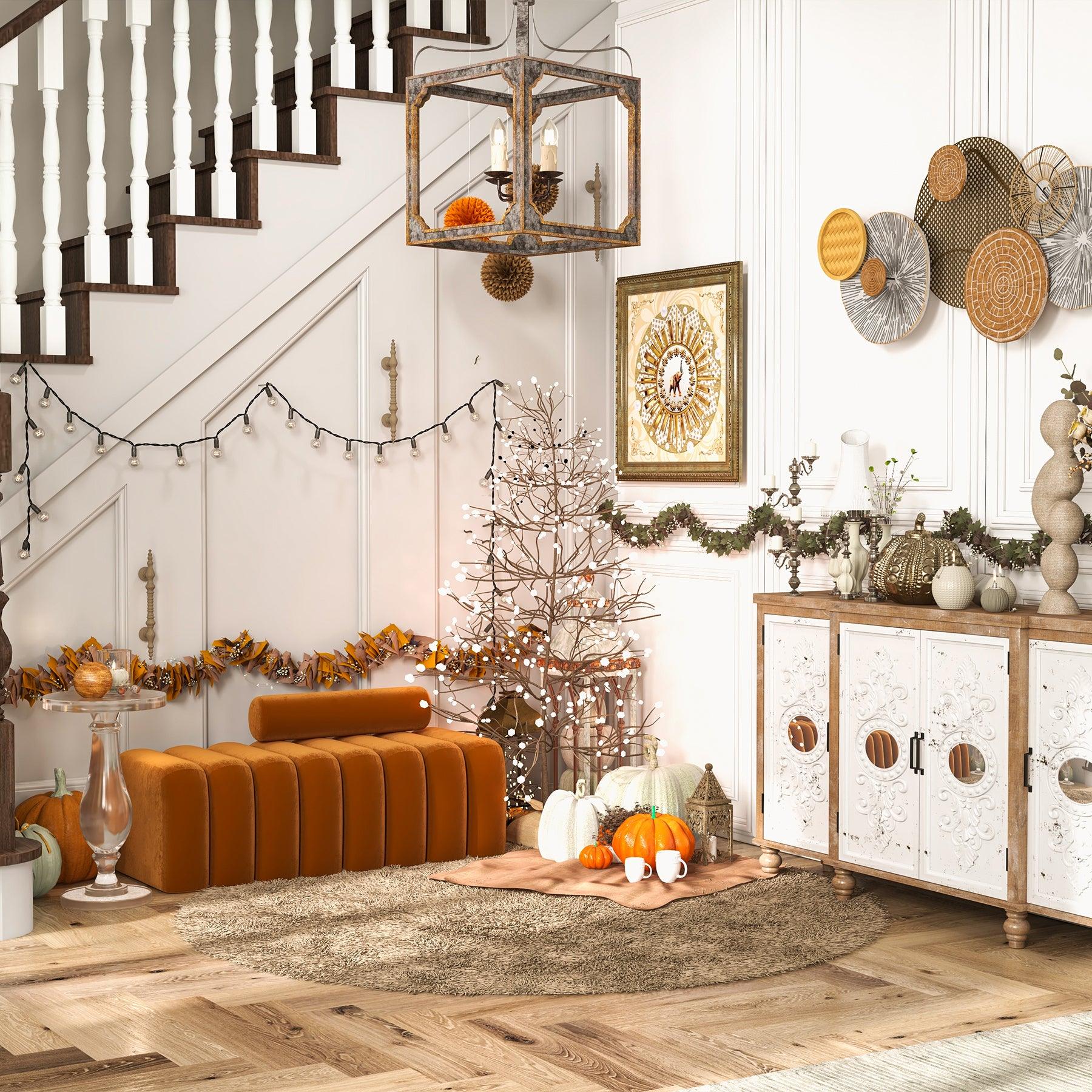 Lustra Chandelier Cube Rustique Cadre Vintage - Neutralighting