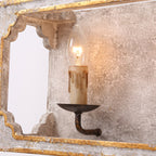 Vatnuvyd Rustique Cube Bois Métal Applique Murale - Neutralighting