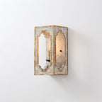 Vatnuvyd Rustique Cube Bois Métal Applique Murale - Neutralighting
